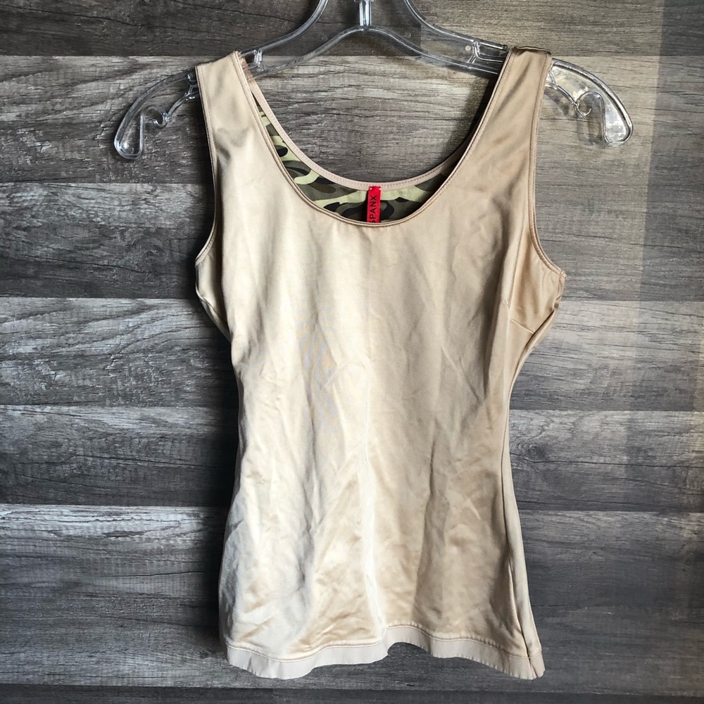 SPANX Nude Compression Tank Top M NWOT